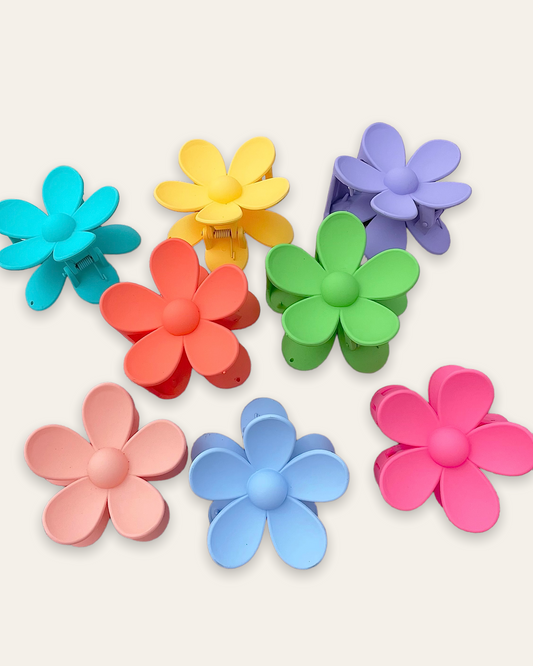 FLOWER HAIR CLIPS